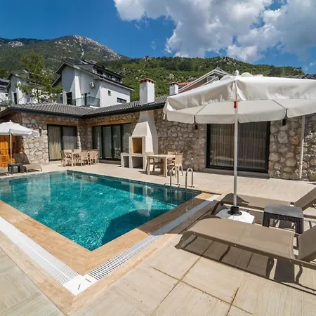 Villa Ravishing With Private Pool Terrace And Backyard In Fethiye Ovacık